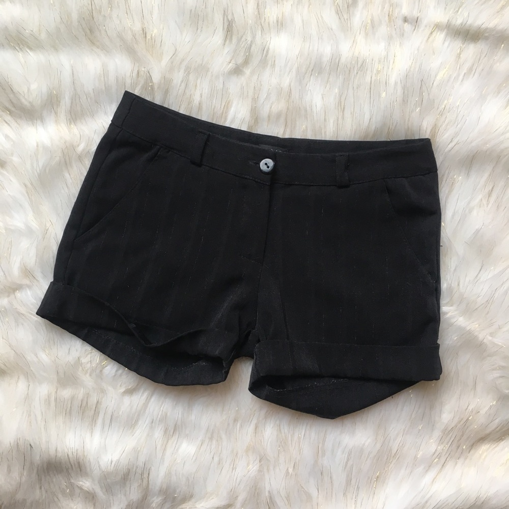 Me & Me Stretchy Spandex Black Shorts